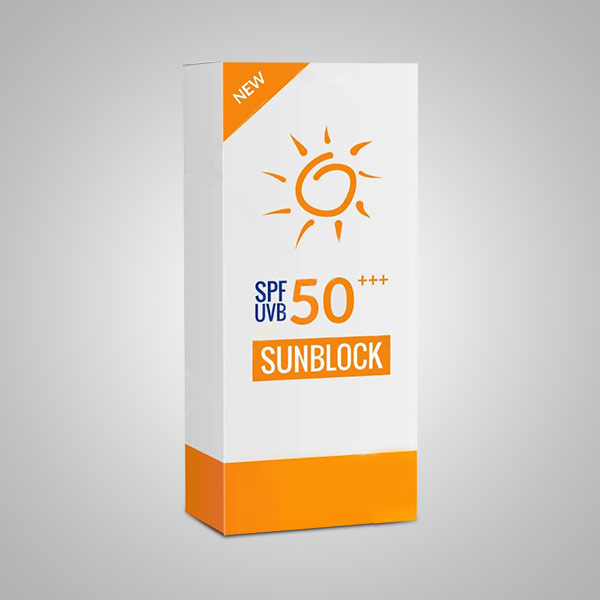 Sun Protection Cream Boxes